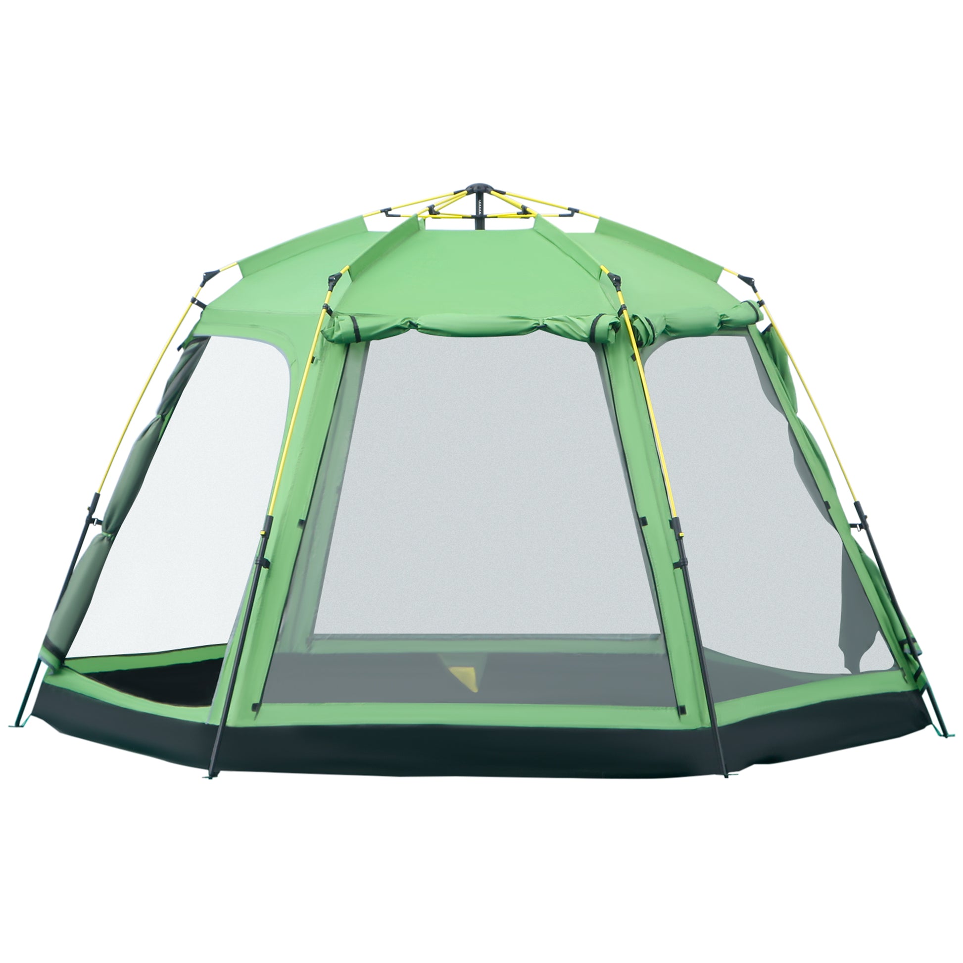 Outsunny 6 Person Pop Up Camping Tent