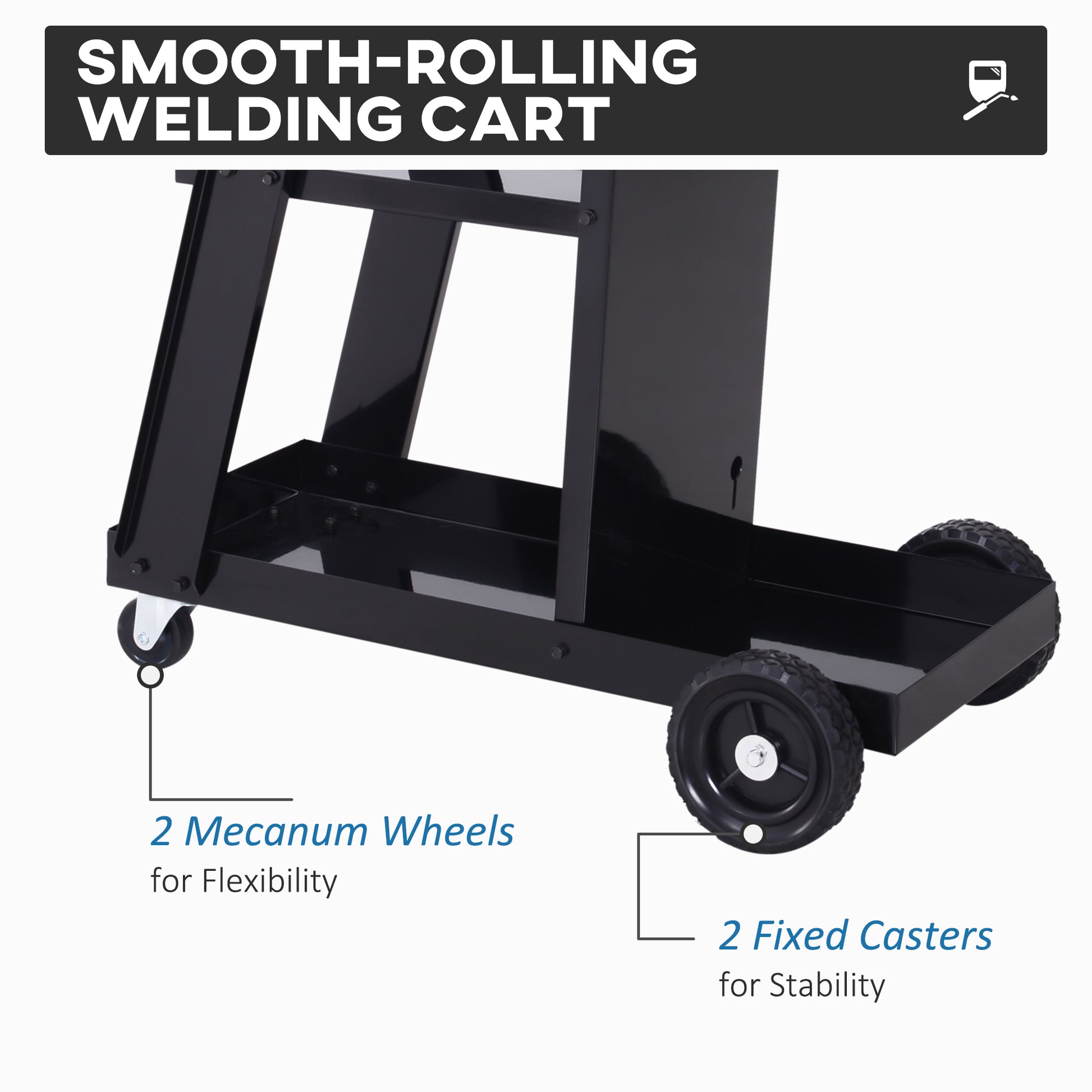 DURHAND Welding Cart for Tanks Gas Bottles