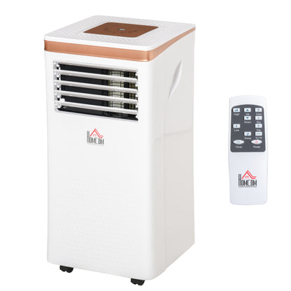 A Rated 10,000 BTU Portable Air Conditioner With Remote & 24 Hour Timer by Homcom