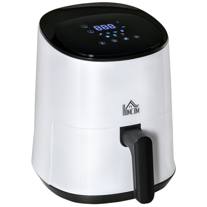 1300W 2.5L Air Fryer 7 Presets With Digital Display White & Black by Homcom