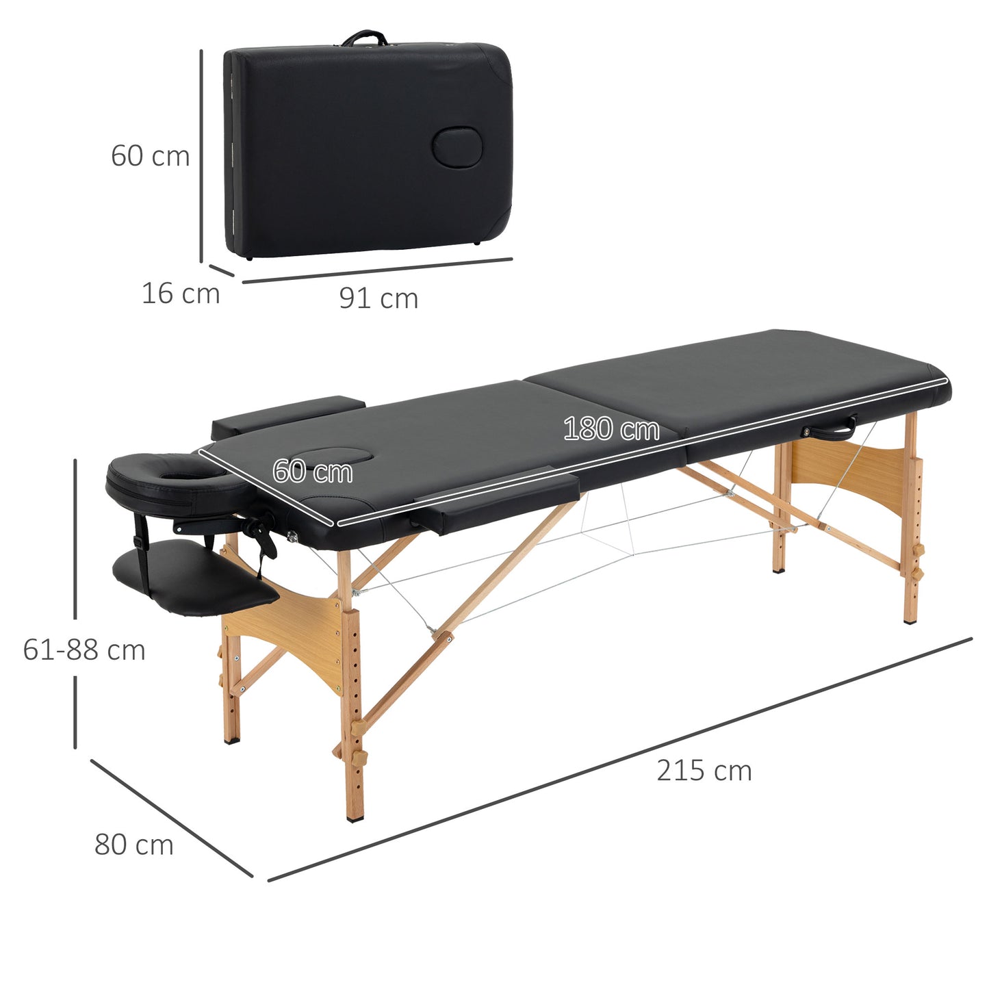 Homcom Portable Massage Bed