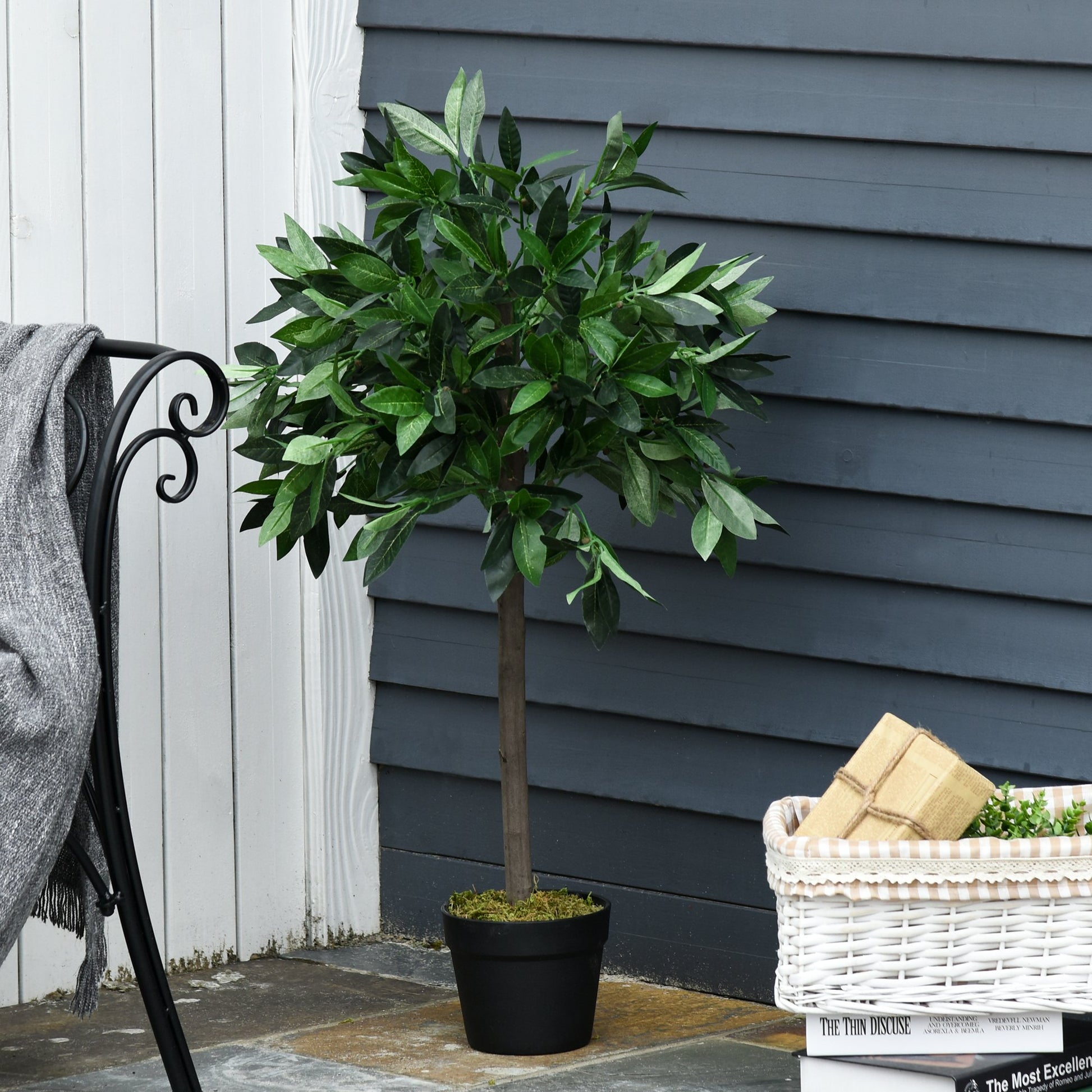 Outsunny Set of 2 Artificial Bay Laurel Trees