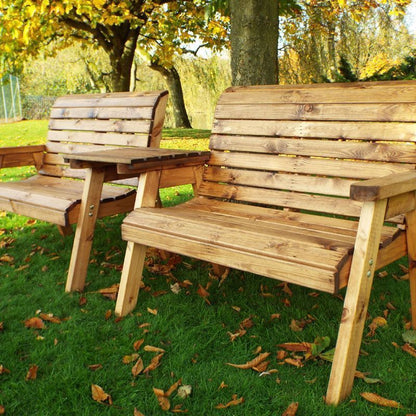 Scandinavian Redwood Garden Tete a Tete by Charles Taylor - 4 Seat