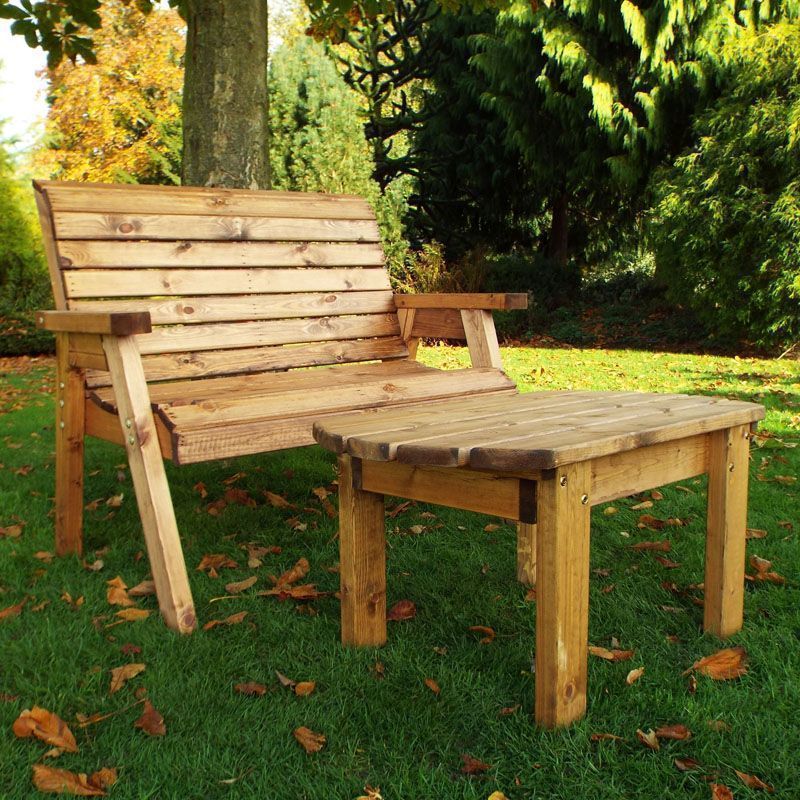 Deluxe Garden Furniture Set by Charles Taylor - 2 Seats - Croft Home & Garden