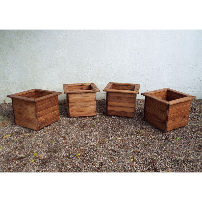 Scandinavian Redwood Garden Planter Set by Charles Taylor