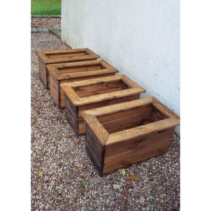 Scandinavian Redwood Garden Planter Set by Charles Taylor