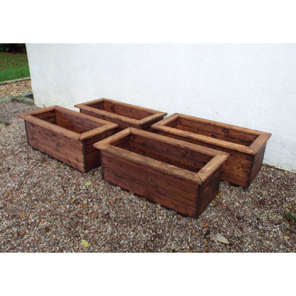 Scandinavian Redwood Garden Planter Set by Charles Taylor