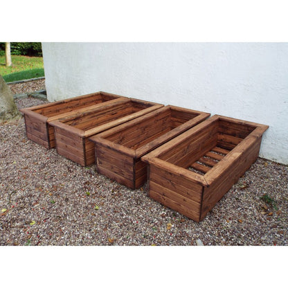 Scandinavian Redwood Garden Planter Set by Charles Taylor