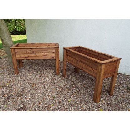 Scandinavian Redwood Garden Raised Planter Set by Charles Taylor