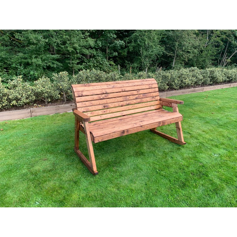 Scandinavian Redwood Garden Bench by Charles Taylor - 3 Seats