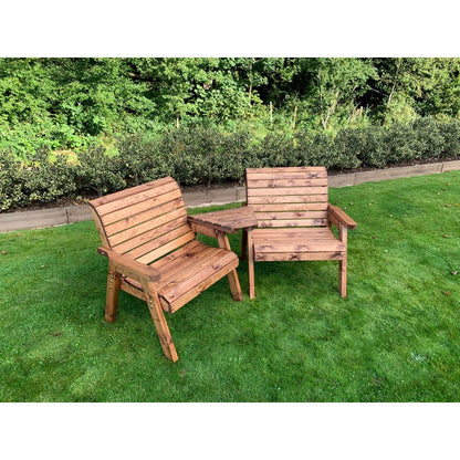 Scandinavian Redwood Garden Tete a Tete by Charles Taylor - 2 Seat