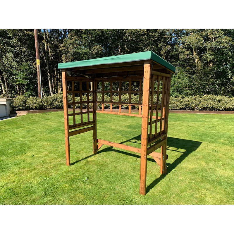 Scandinavian Redwood Garden BBQ Shelter by Charles Taylor Green