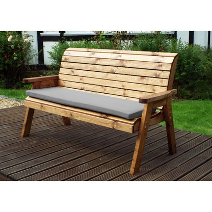 Winchester Garden Bench by Charles Taylor - 3 Seats Grey Cushions