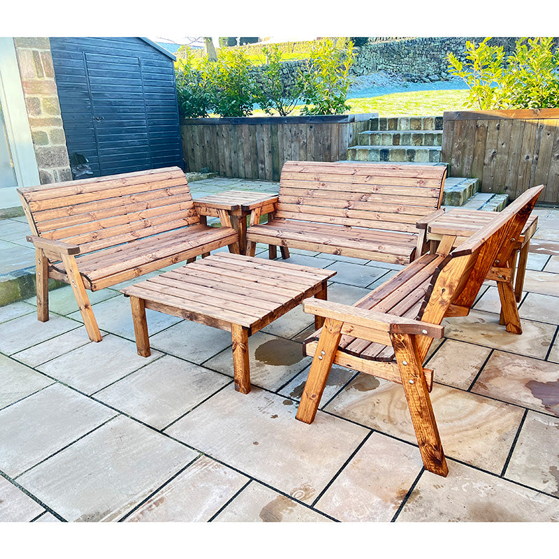 Balmoral Garden Furniture Set by Charles Taylor - 9 Seats - Croft Home & Garden