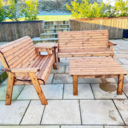 Balmoral Garden Furniture Set by Charles Taylor - 6 Seats - Croft Home & Garden