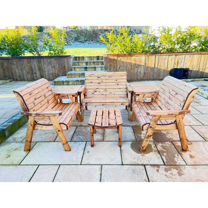 Balmoral Garden Furniture Set by Charles Taylor - 5 Seats - Croft Home & Garden