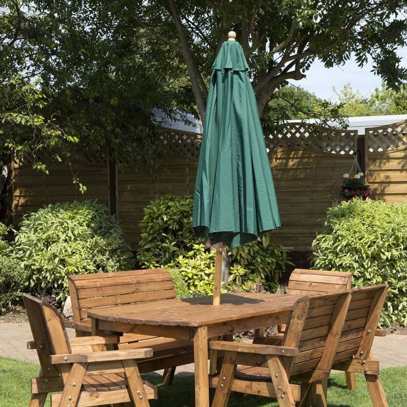 2.7 Metre Garden Parasol - Green