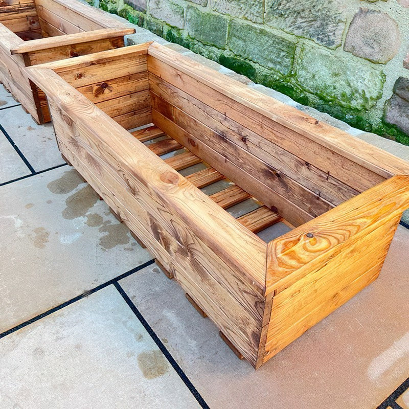 Scandinavian Redwood Garden Planter Set by Charles Taylor