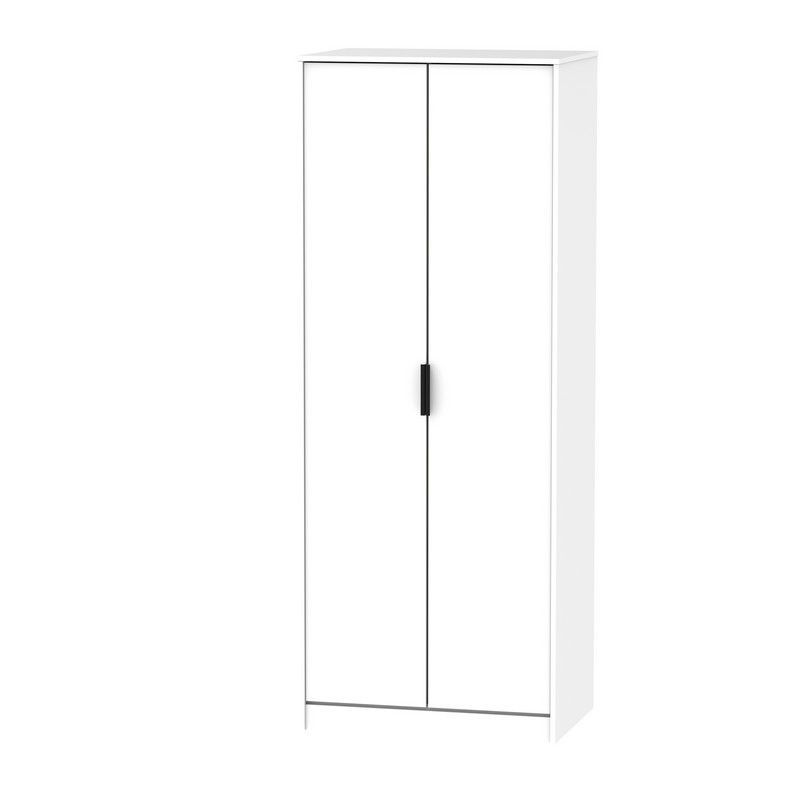 Drayton Tall Wardrobe White 2 Doors