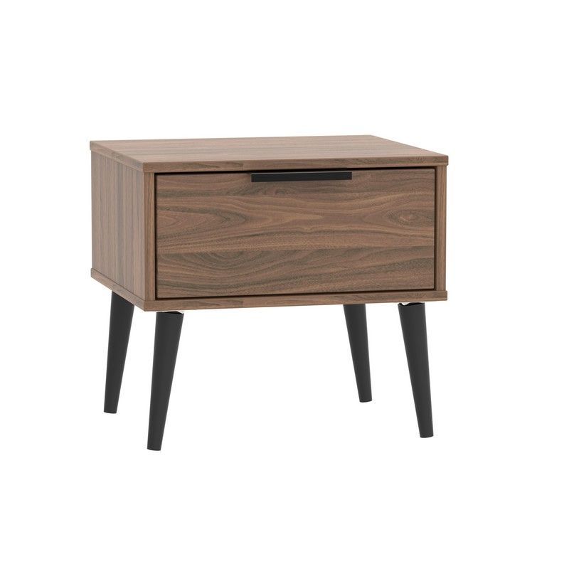 Drayton Side Table Brown 1 Drawer