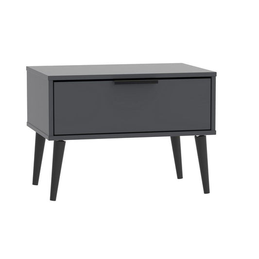 Drayton Cabinet Black 1 Drawer