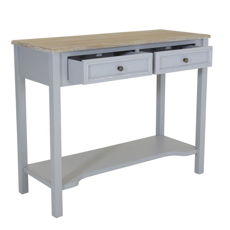 Wensum Loxley 2 Drawer Console Table Grey