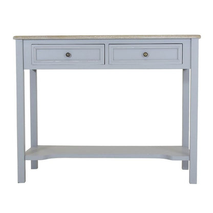 Wensum Loxley 2 Drawer Console Table Grey