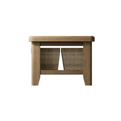 Bondi Coffee Table Oak Natural 1 Shelf