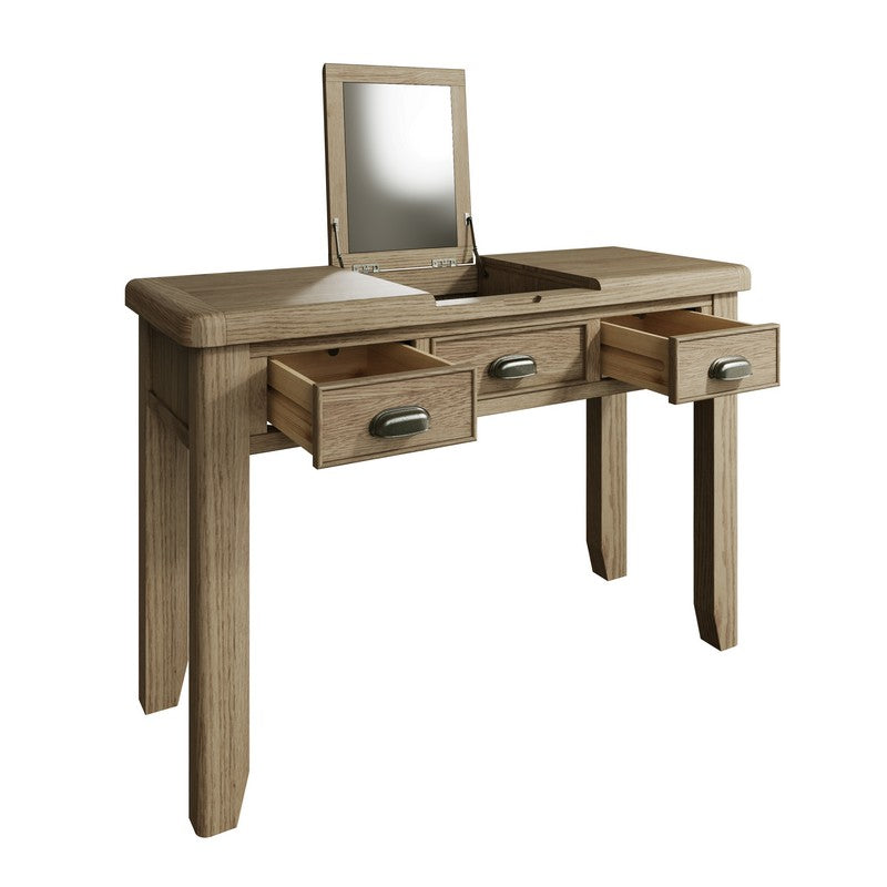 Bondi Large Dressing Table Oak Natural 1 Door 3 Drawers