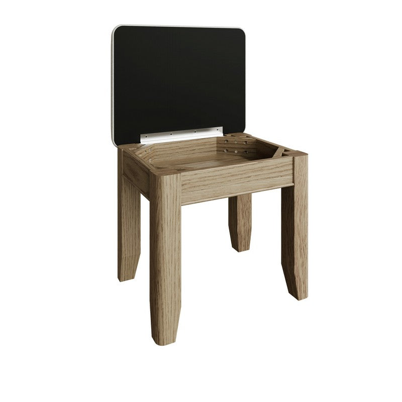 Bondi Dressing Stool Oak Natural