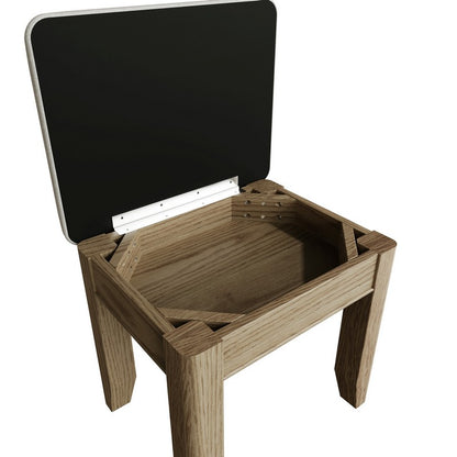 Bondi Dressing Stool Oak Natural