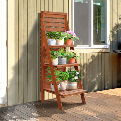 Outsunny Three-Tier Plant Stand