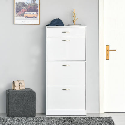 Homcom Shoe Cabinet with 4 Drawers