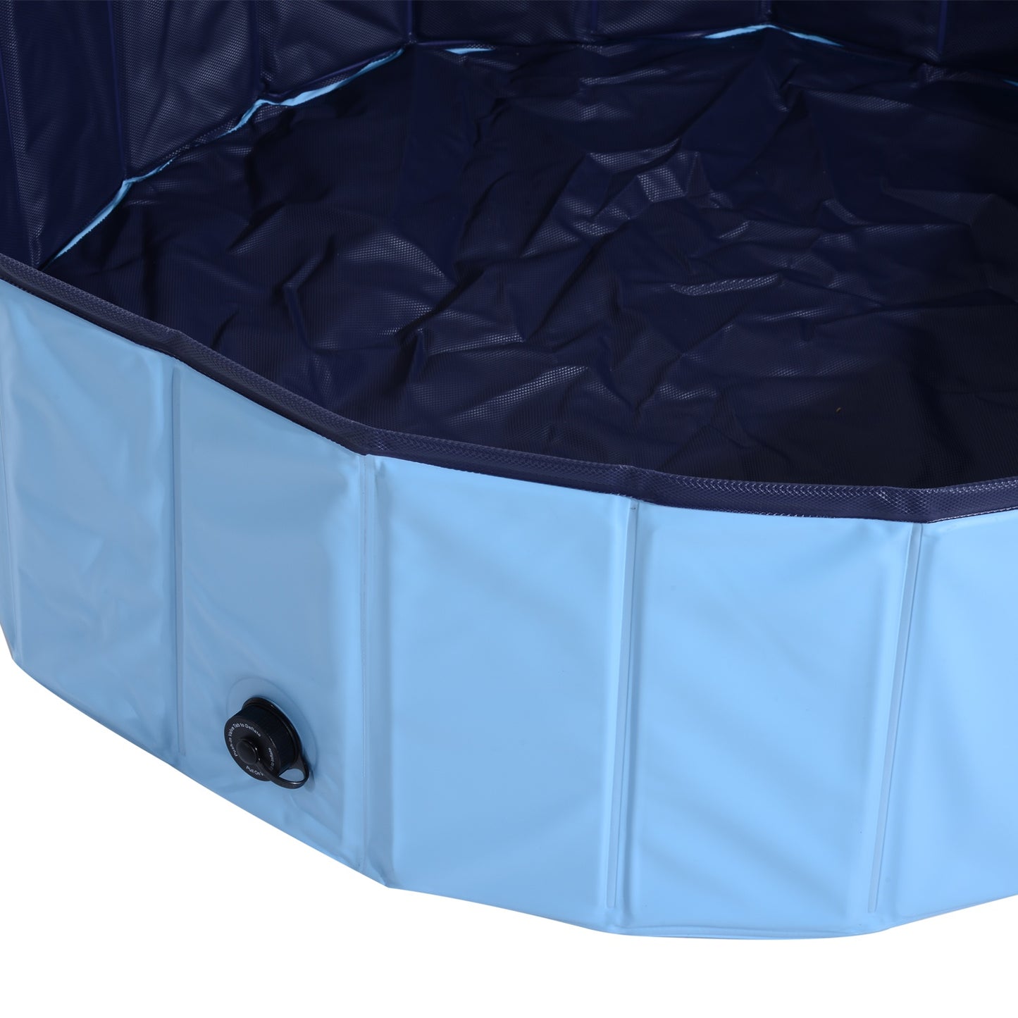 Pawhut Diameter 100X30H cm Pet Swimming Pool-Blue