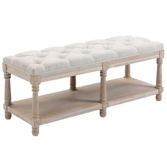 Homcom 2-Tier Bed End Bench