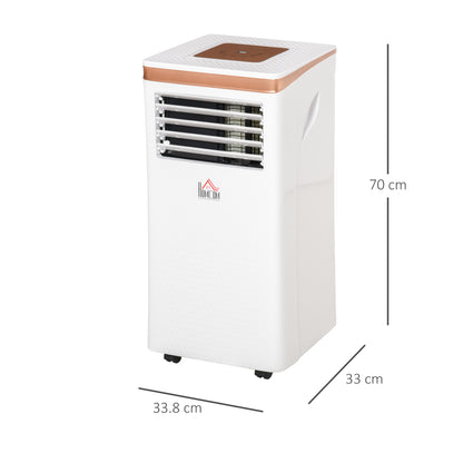 A Rated 9,000 BTU Portable Air Conditioner With Remote & 24 Hour Timer by Homcom