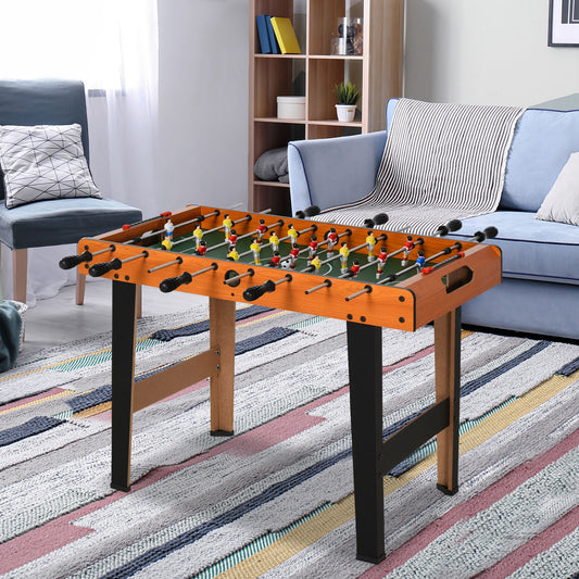 Homcom Foosball Game Table 84.5cm Wood Soccer Arcade Game Room