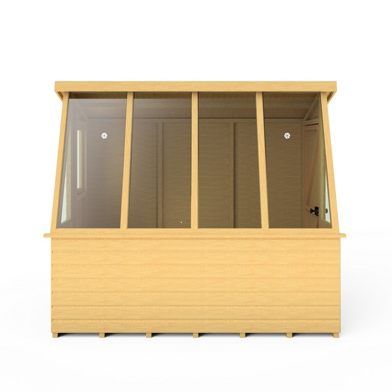 Shire Iceni 8' 3" x 6' 3" Apex Shed - Premium Coated Shiplap