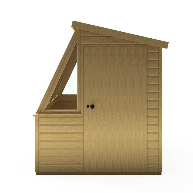 Shire Iceni 8' 3" x 6' 3" Apex Shed - Premium Coated Shiplap