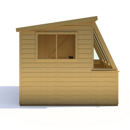 Shire Iceni 8' 3 x 8' 3 Apex Shed - Premium Coated Shiplap