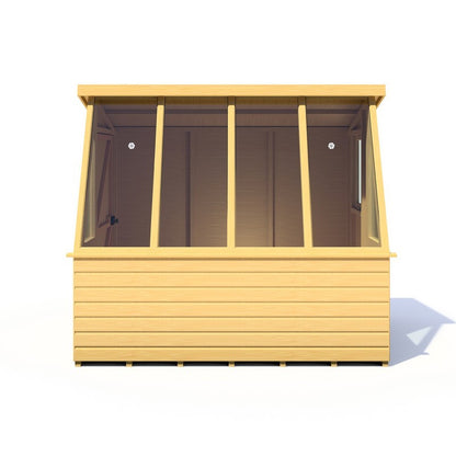 Shire Iceni 8' 3" x 6' 3" Pent Potting Shed - Premium Dip Treated Shiplap