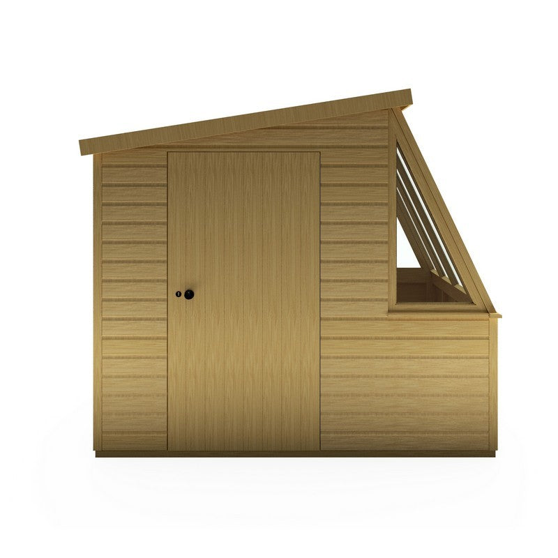 Shire Iceni 8' 3" x 8' 3" Pent Potting Shed - Premium Dip Treated Shiplap