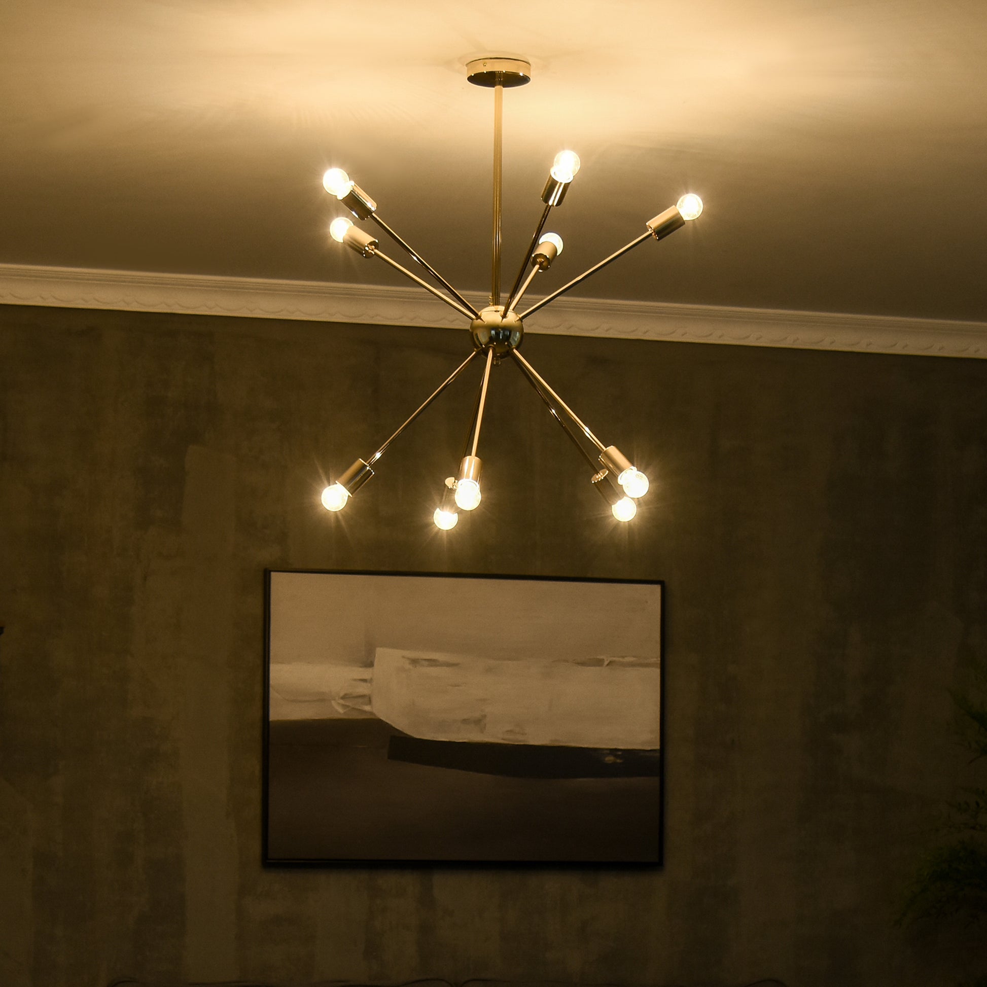 Homcom Modern Sputnik Ceiling Lights