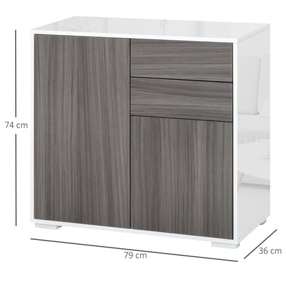 Homcom High Gloss Frame Sideboard