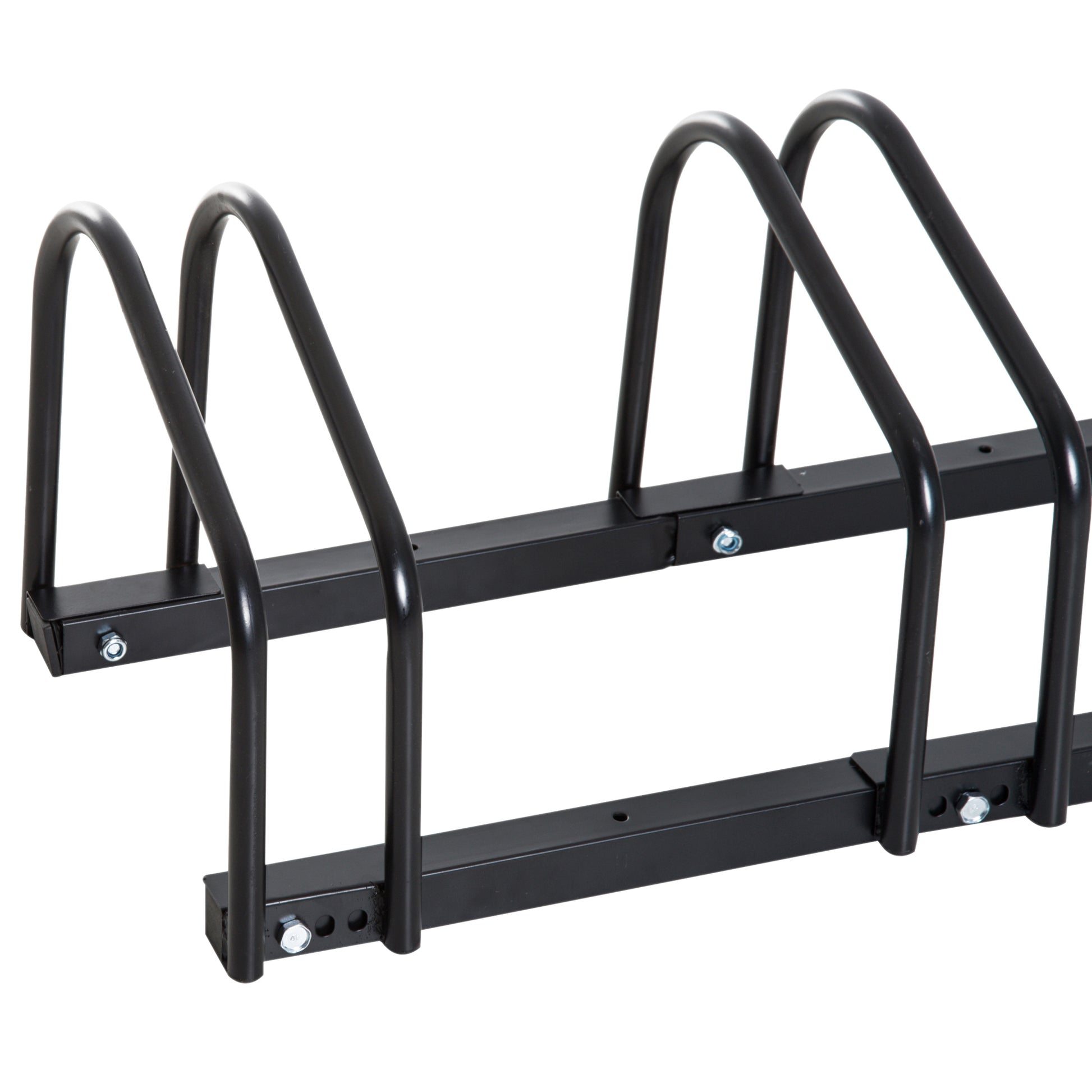 Homcom Bike Stand Parking Rack Floor or Wall Mount Bicycle Cycle Storage Locking Stand (5 Racks