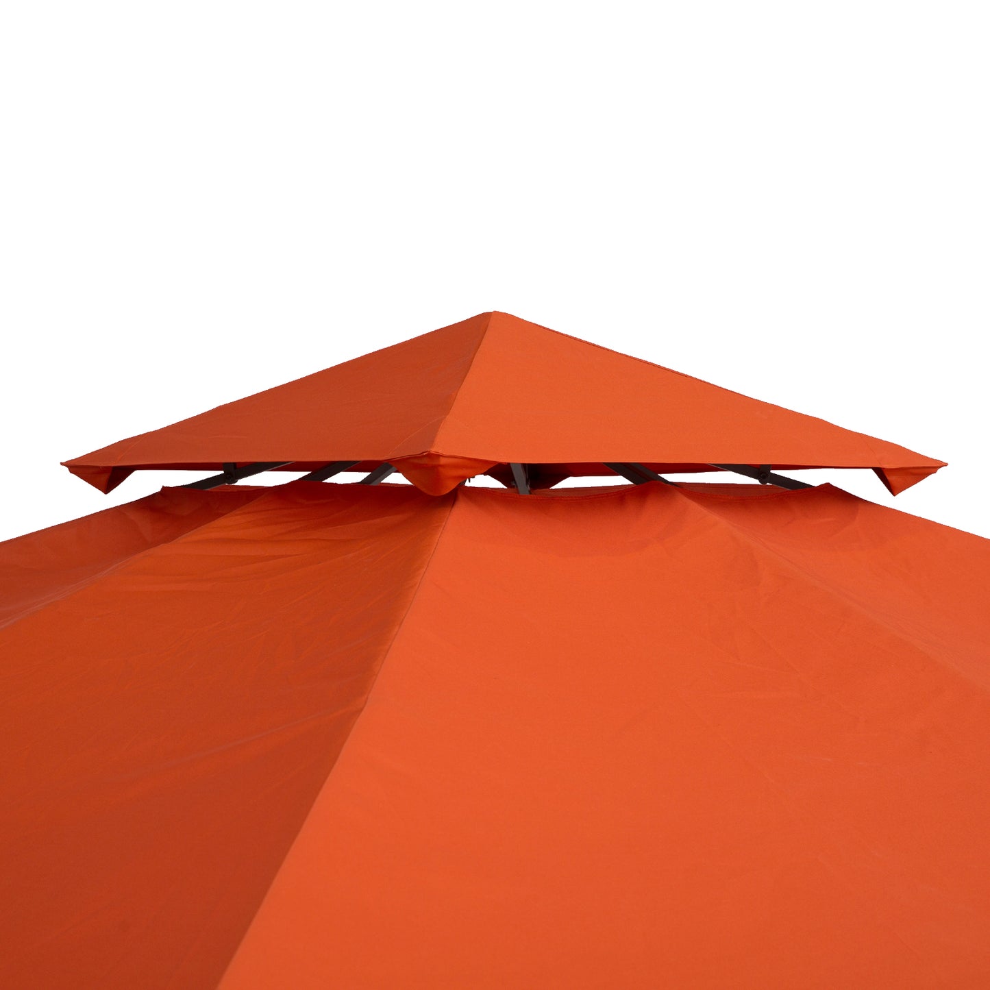 Outsunny Gazebo Replacement Canopy 3x3 m-Rusty Red