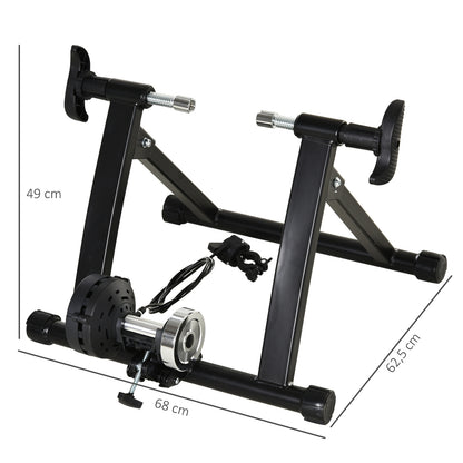 Homcom Foldable Indoor Bike Trainer Stationary Workout Stand