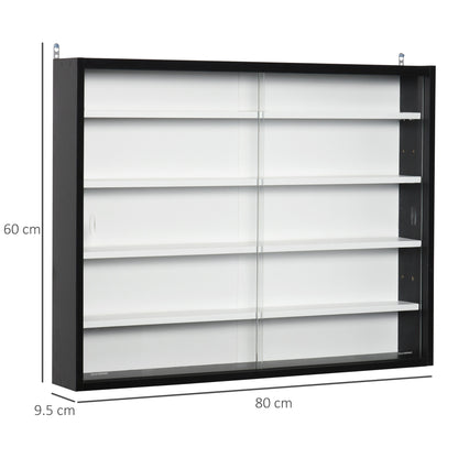 Homcom Five-Tier Wall Display Cabinet