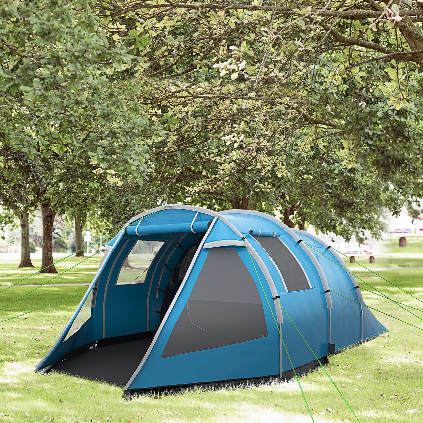 Outsunny 3-4 Man Tunnel Tent