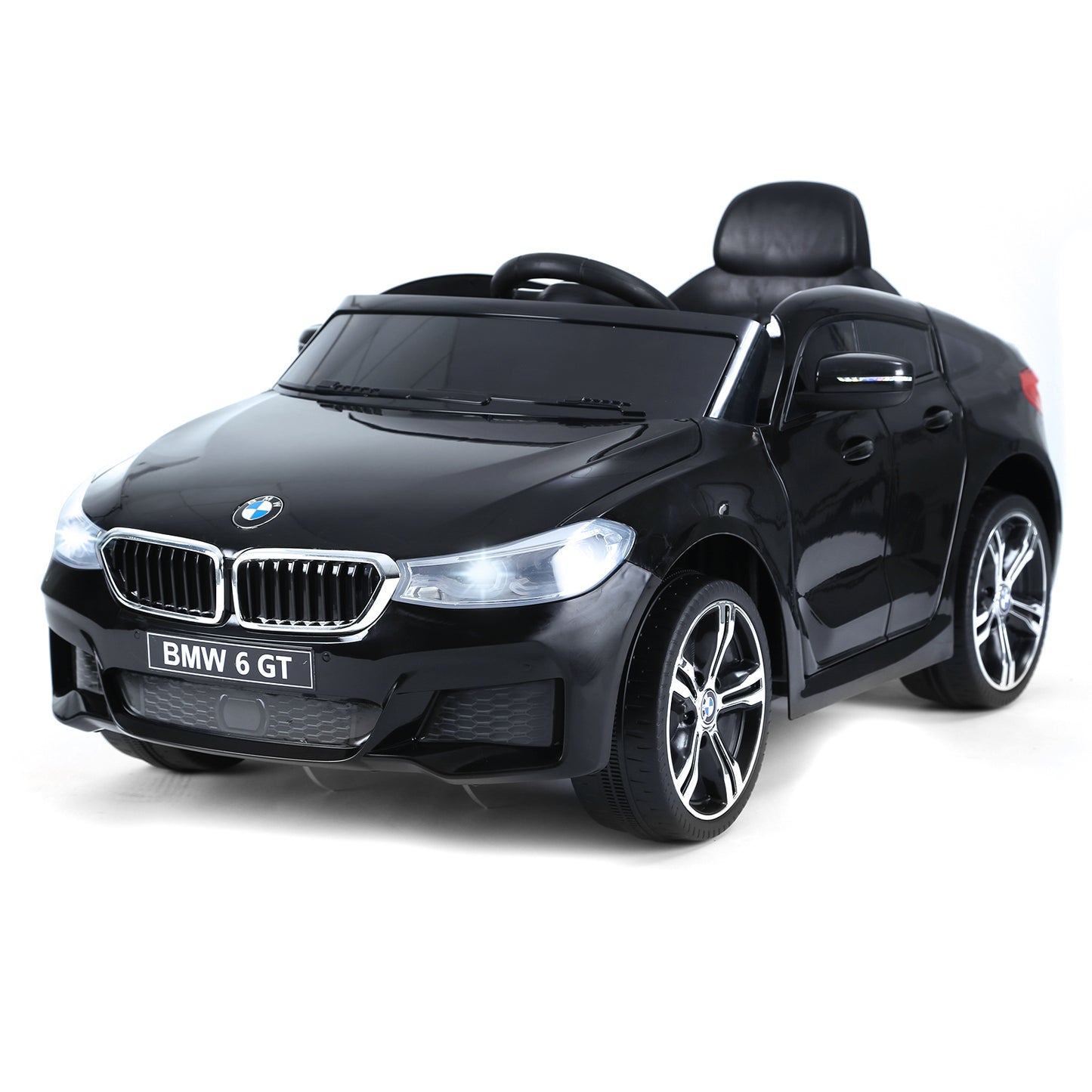 Homcom Kids Electric Ride On Car 6V Licensed BMW 6GT W/ Remote-Black